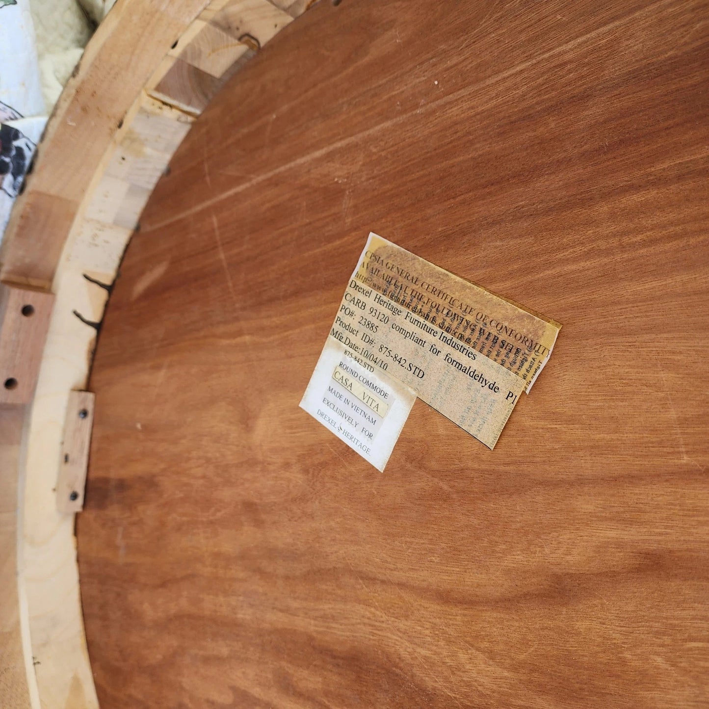 Drexel Heritage Casa Vida Side Center Drum Table