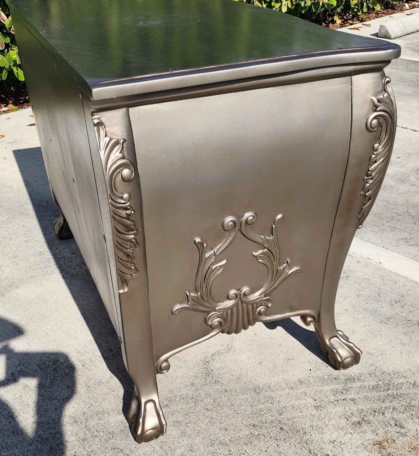 Vintage Baroque Rococo Chests Bombay Pair