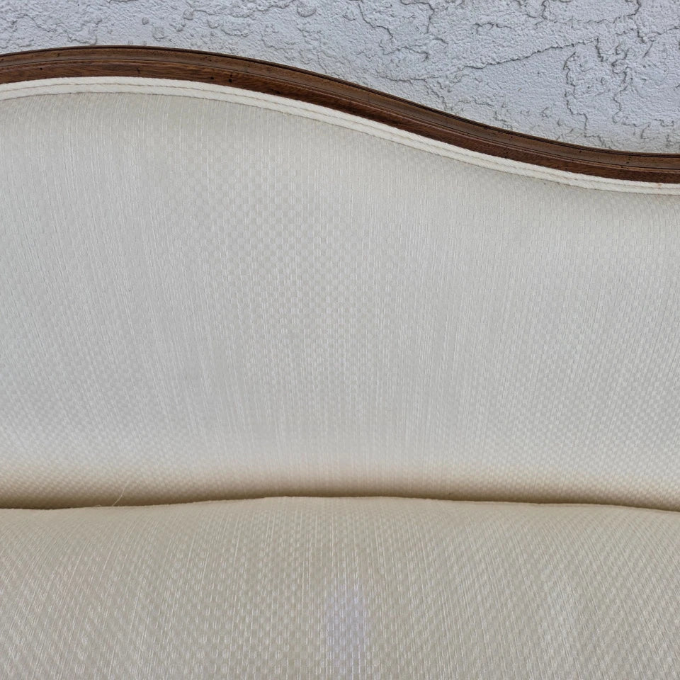 Antique Mahogany Serpentine Hepplewhite Style Sofa