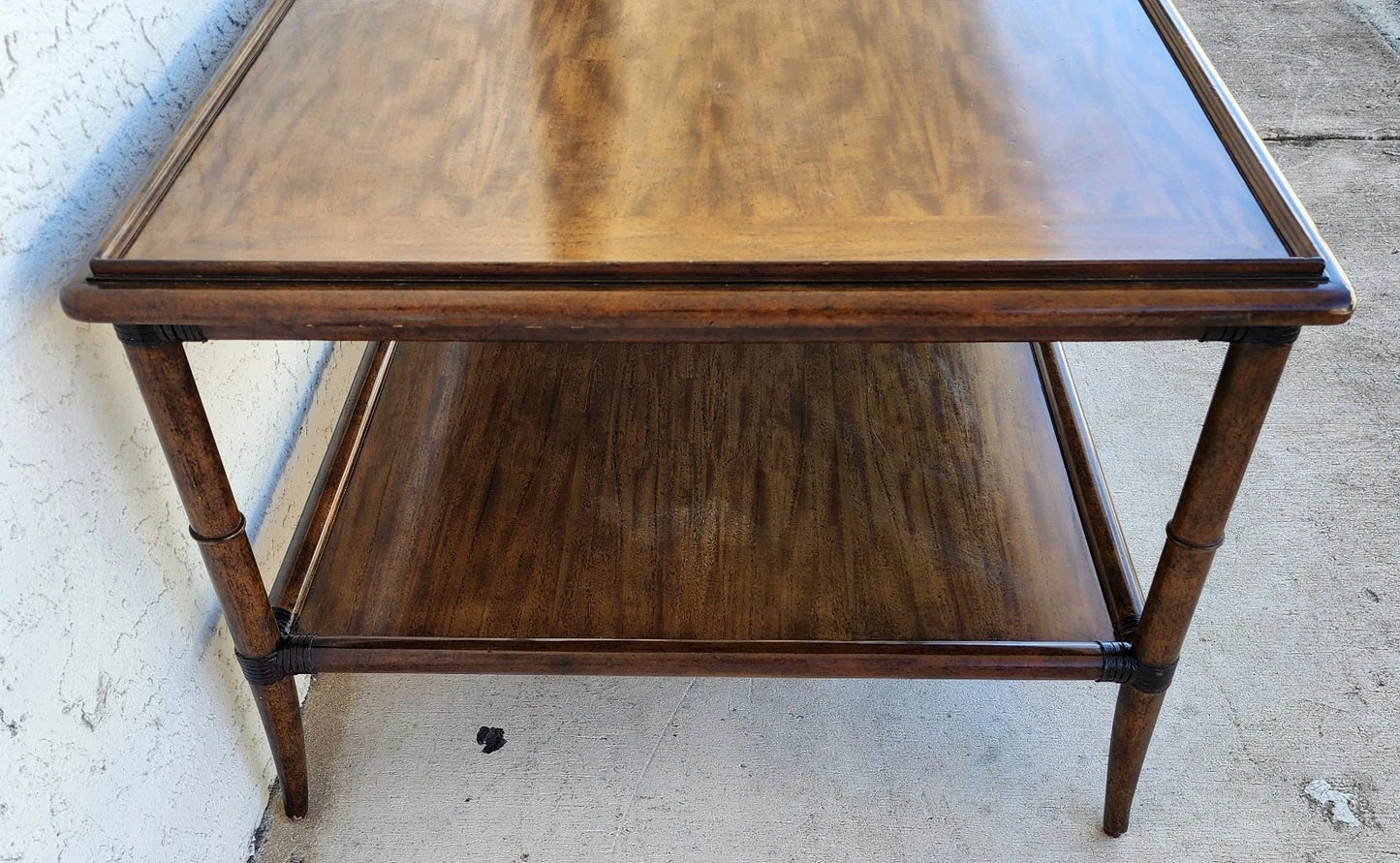 Woodbridge Linwood Cocktail Table Faux Bamboo