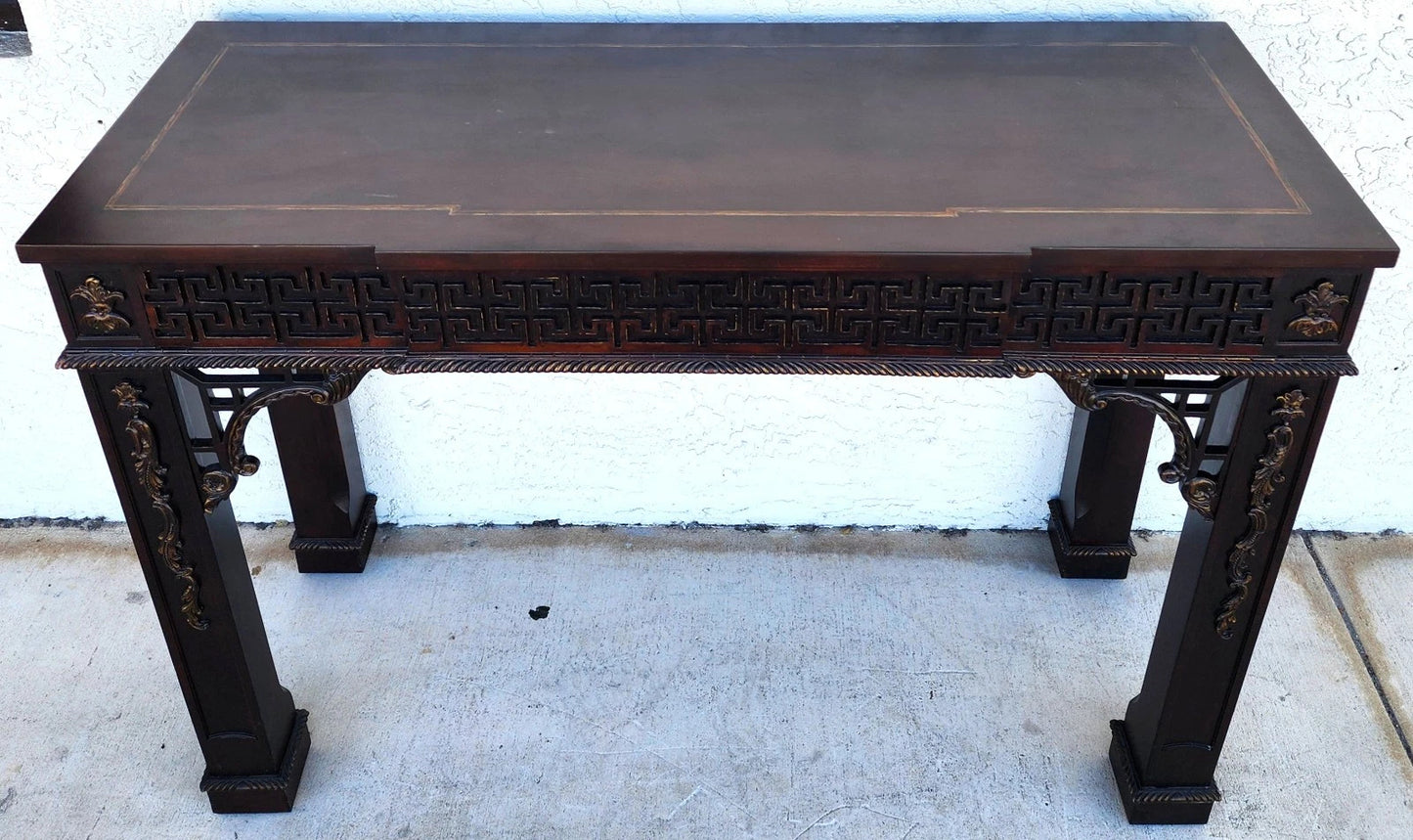 Chinese Chippendale Console Table