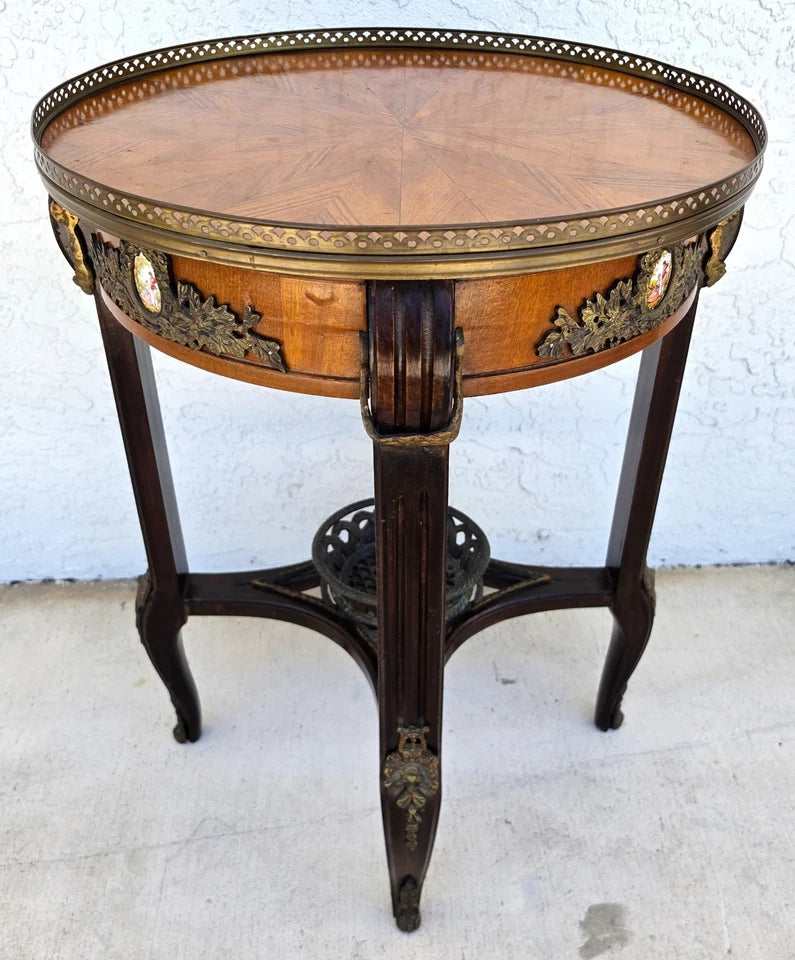 Antique 19th Century Louis XVI Revival Bouillotte Side Center Table