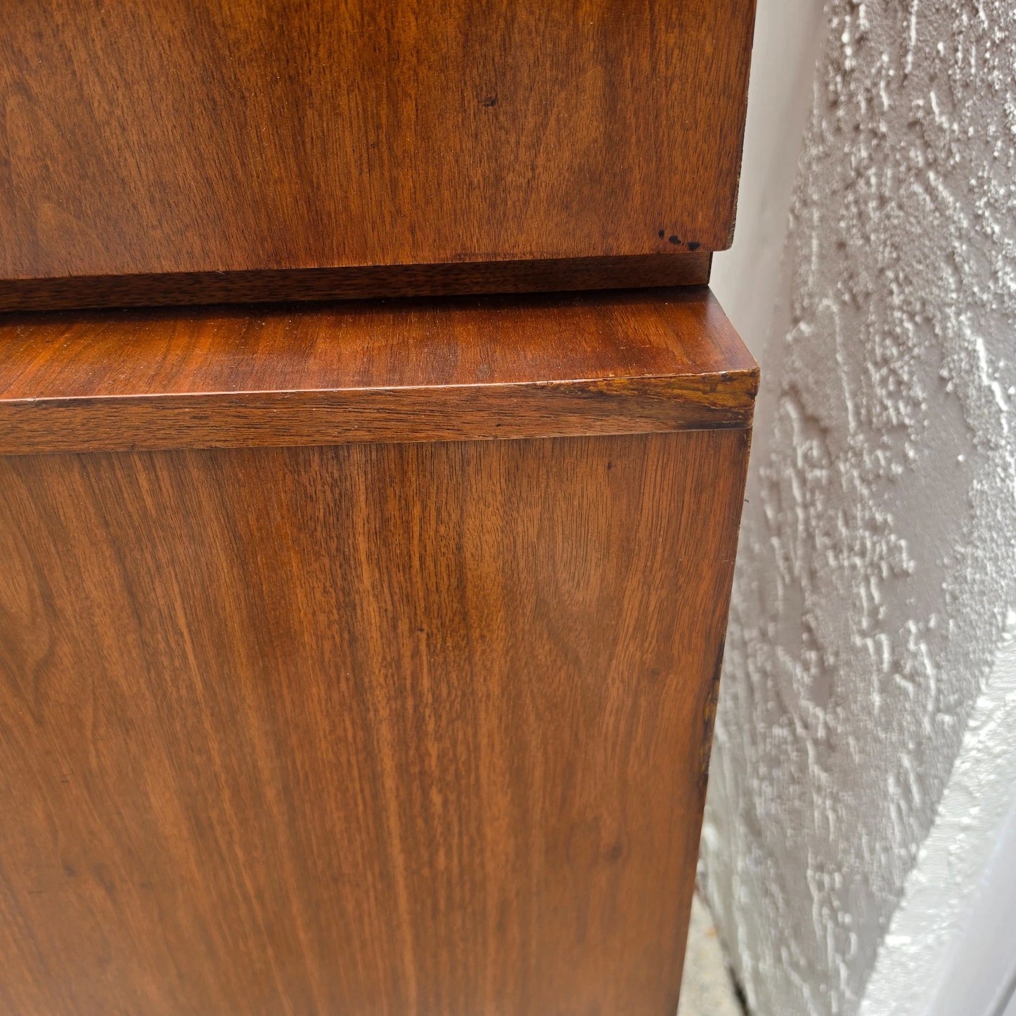 Mid-Century Walnut Highboy Dresser by Young Manufacturing Co. MCM