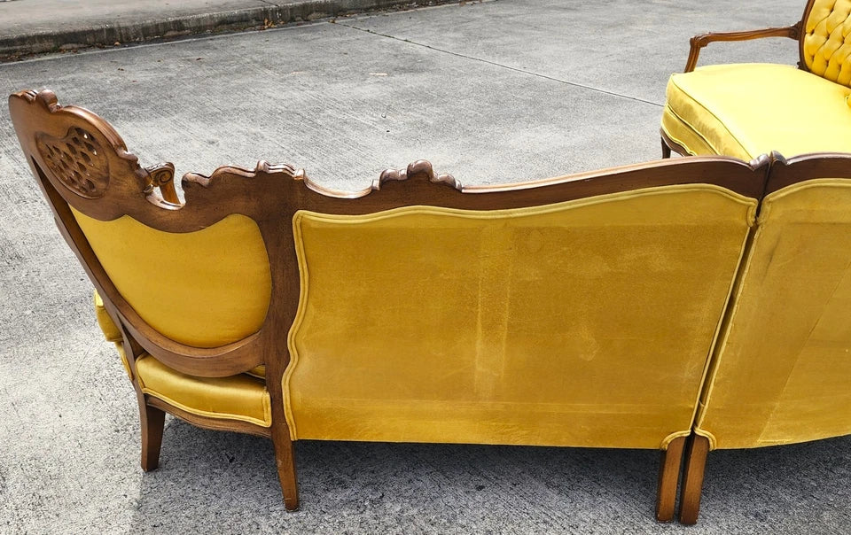 Vintage French Marie Antoinette Sectional Sofa