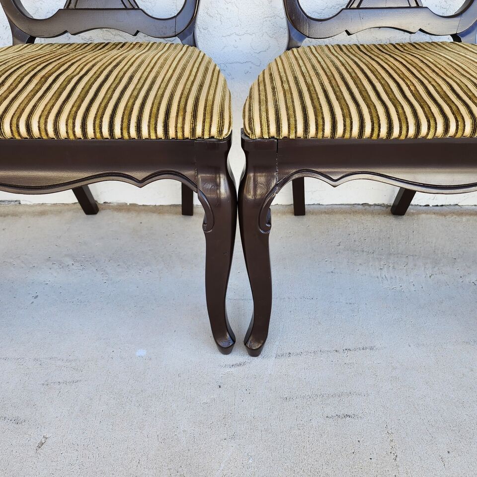Antique Mahogany French Dining Chairs Set of 4