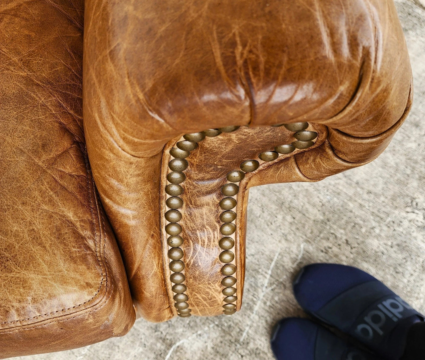 Vintage Barcalounger Leather Recliner Classic