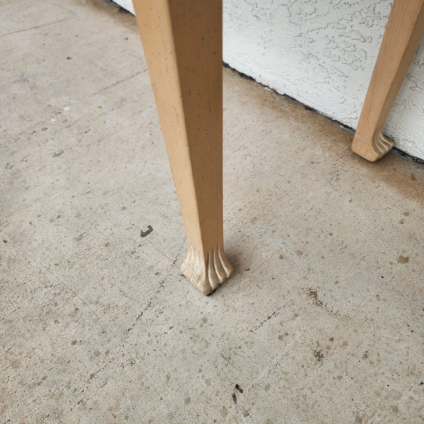 Italian Neoclassical Console Table Lion Heads Greek Key Vintage