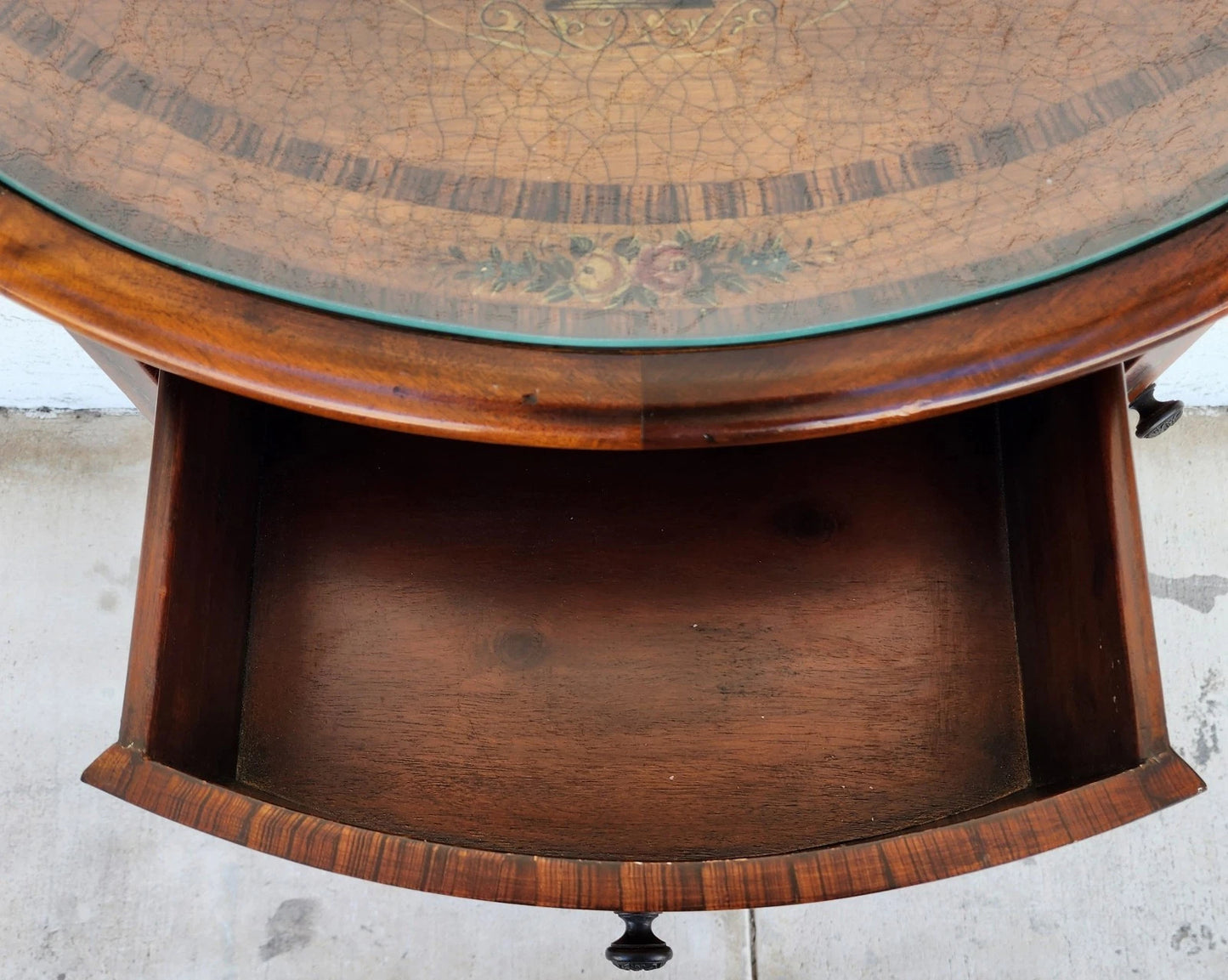 Theodore Alexander Demilune Console Table Sideboard Cabinet