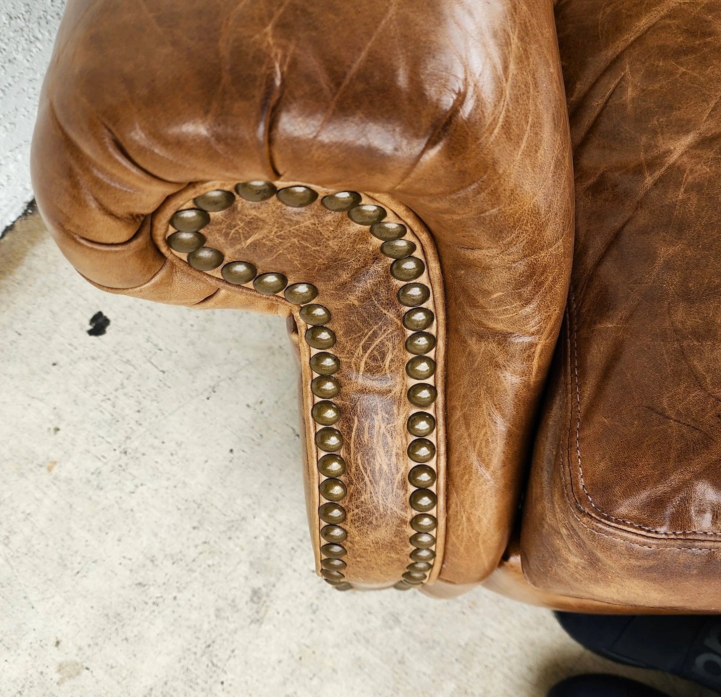 Vintage Barcalounger Leather Recliner Classic