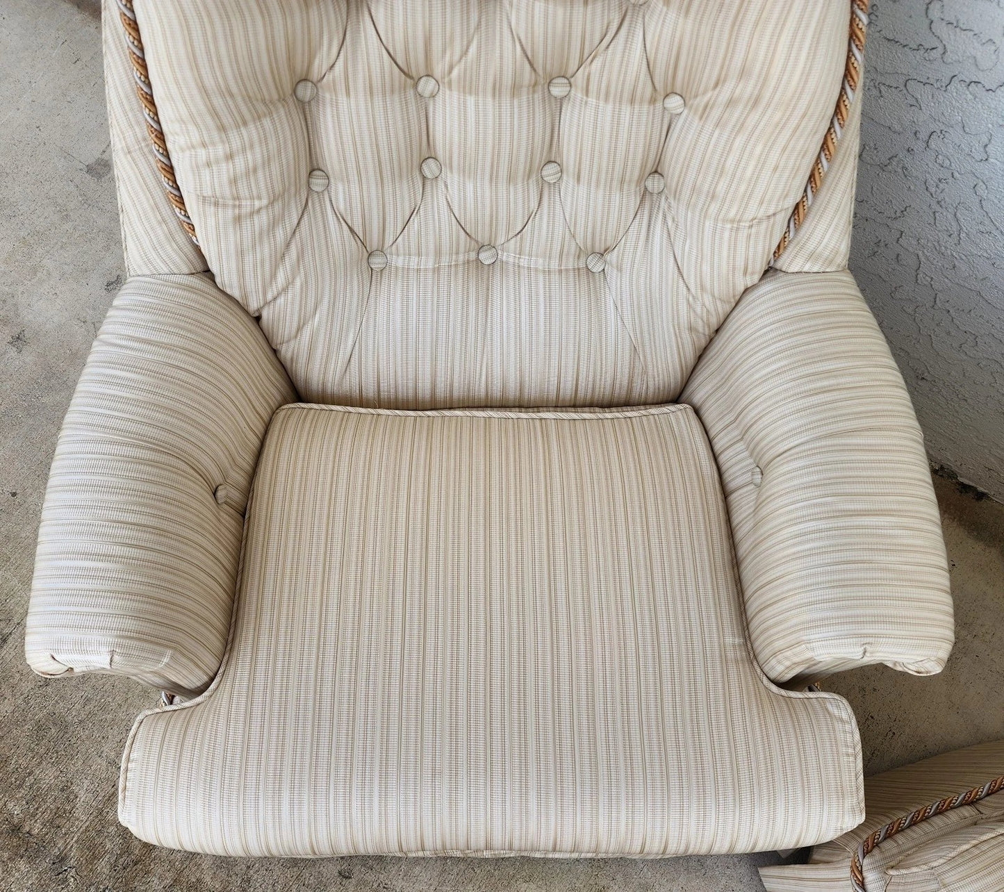 Vintage Club Chairs Swivel Rockers Set of 2