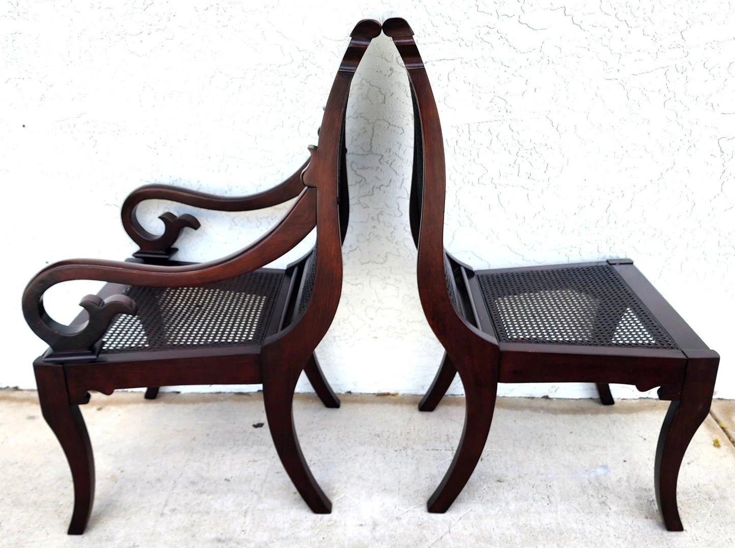 Stanley British Colonial Dining Chairs American Craftsman Collection Set of 6