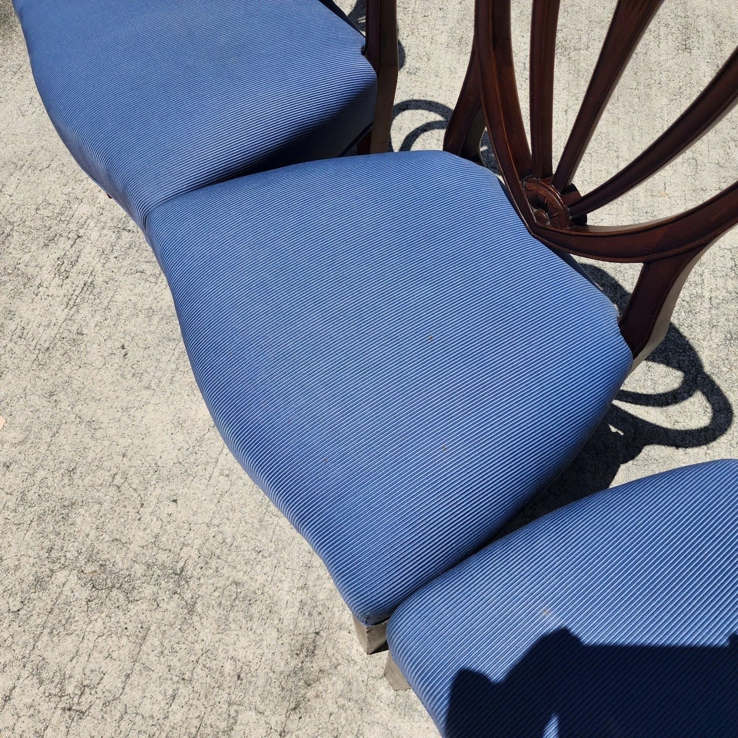 Vintage Hepplewhite Dining Chairs Set of 6