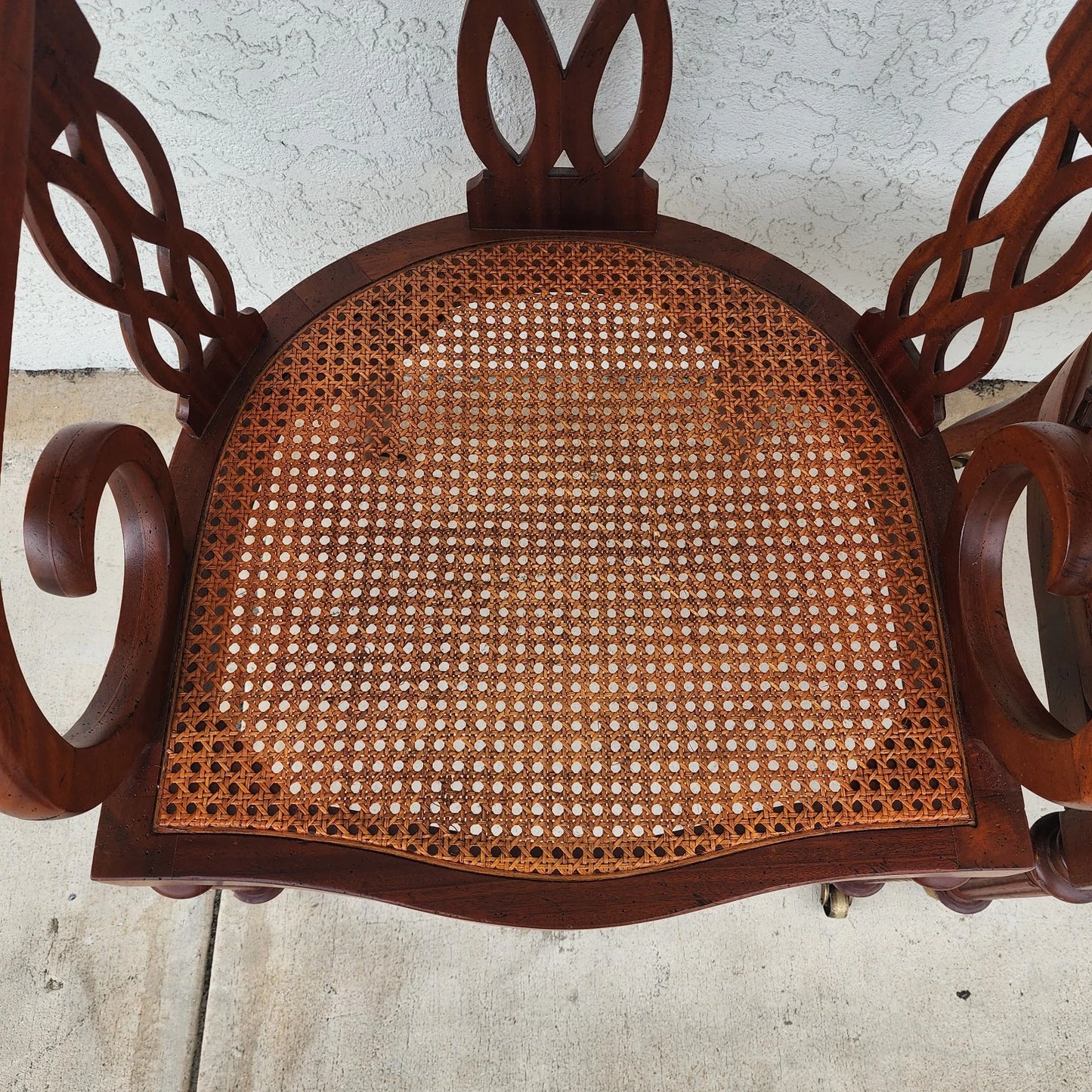 Baker Regency Armchair Desk Dining Rolling