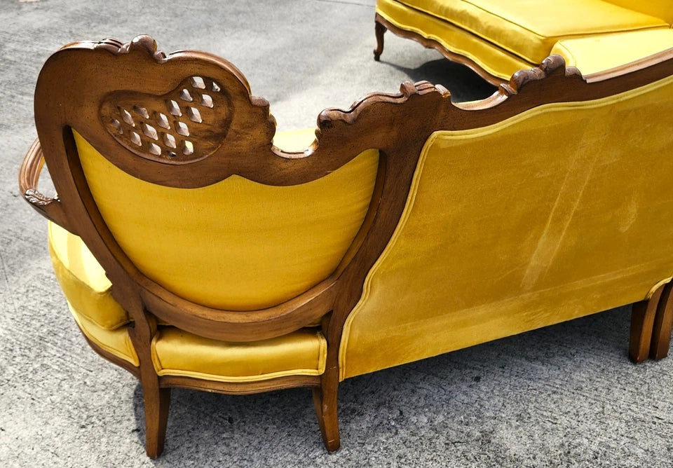 Vintage French Marie Antoinette Sectional Sofa