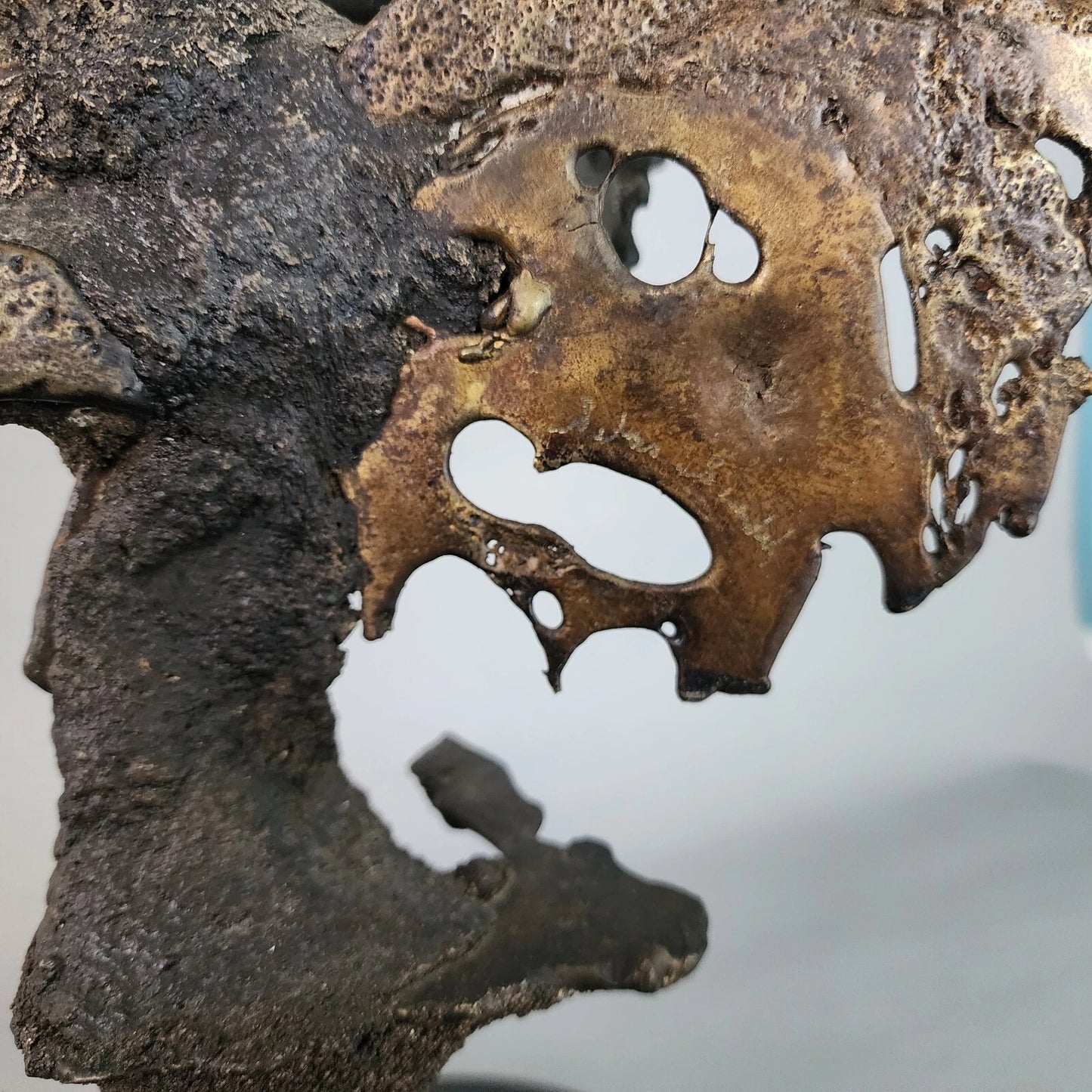 Silas Seandel Bronze Sculpture Brutalist Signed