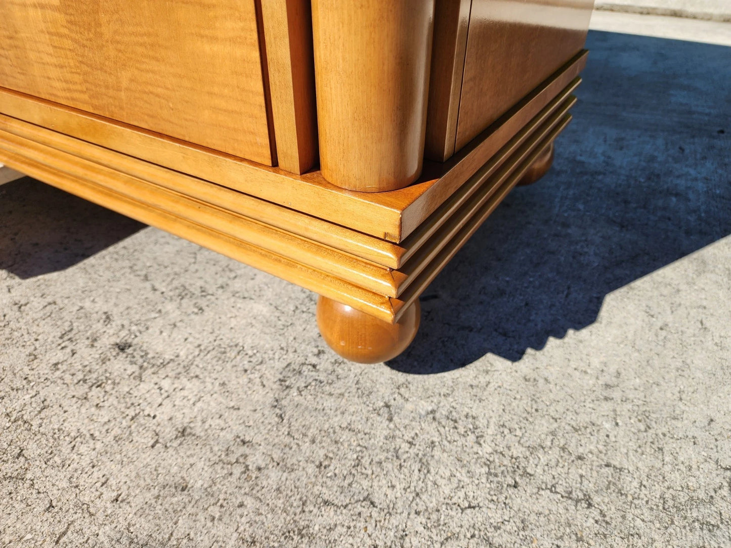 HICKORY WHITE BIEDERMEIER Dresser Cabinet TV Stand from GENESIS COLLECTION