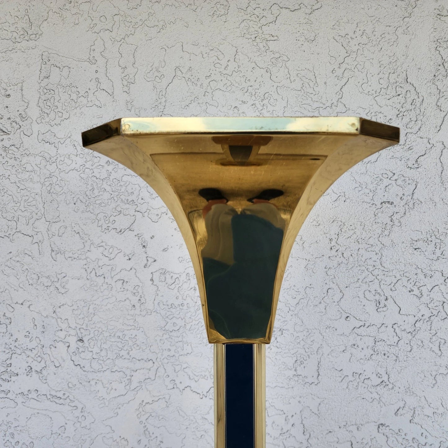 MCM Fredrick Raymond Style Brass & Chrome Floor Lamp