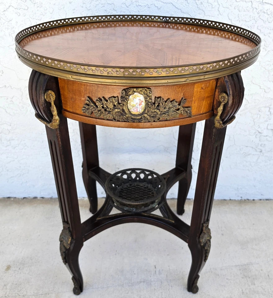 Antique 19th Century Louis XVI Revival Bouillotte Side Center Table