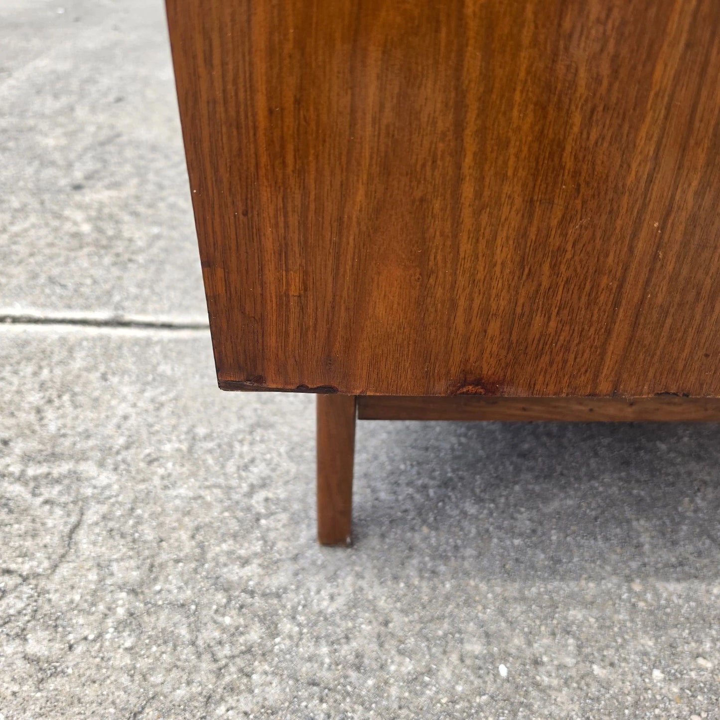 Mid-Century Walnut Highboy Dresser by Young Manufacturing Co. MCM