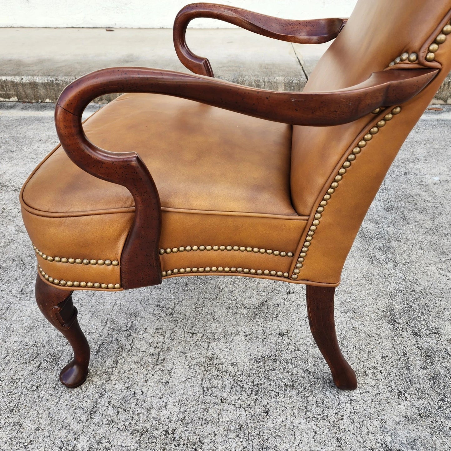 Vintage Guerin Leather Armchair by Leathercraft