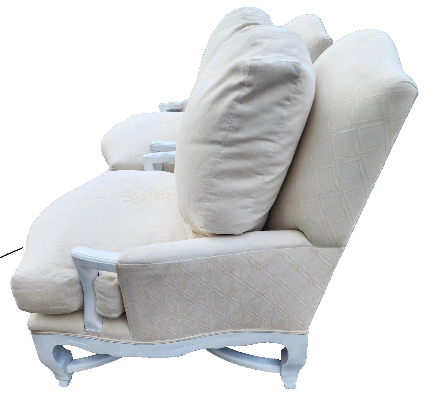 A. Rudin Palm Beach Regency Lounge Chairs Pair