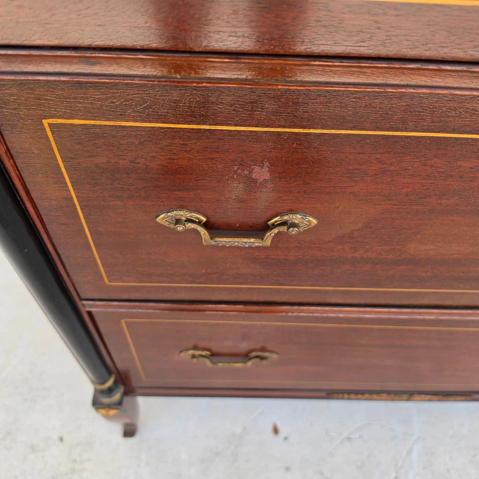 Rway Mid Century French Empire Highboy Dresser