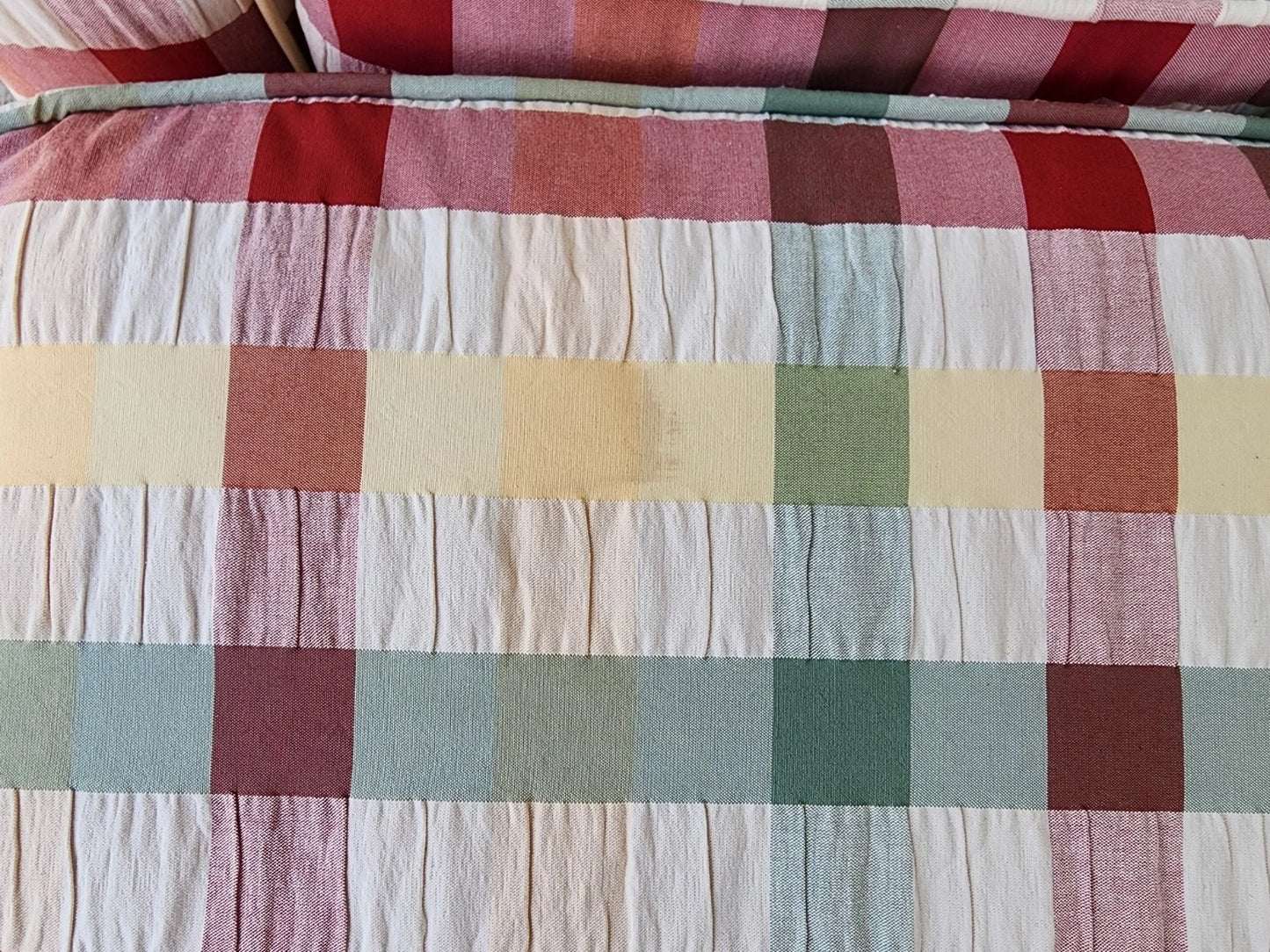 English Country Club Chair & Ottoman Shabby Chic