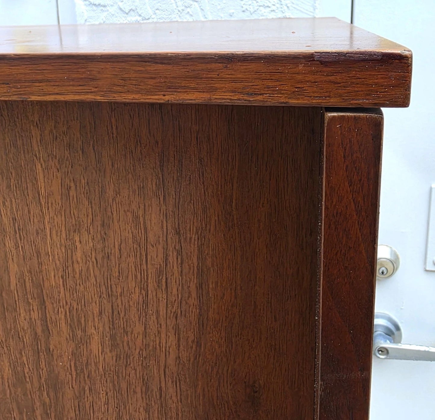 Mid-Century Walnut Highboy Dresser by Young Manufacturing Co. MCM
