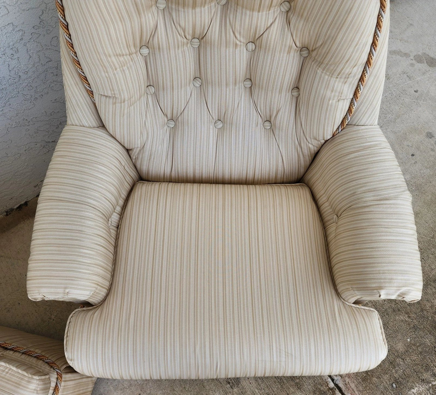 Vintage Club Chairs Swivel Rockers Set of 2