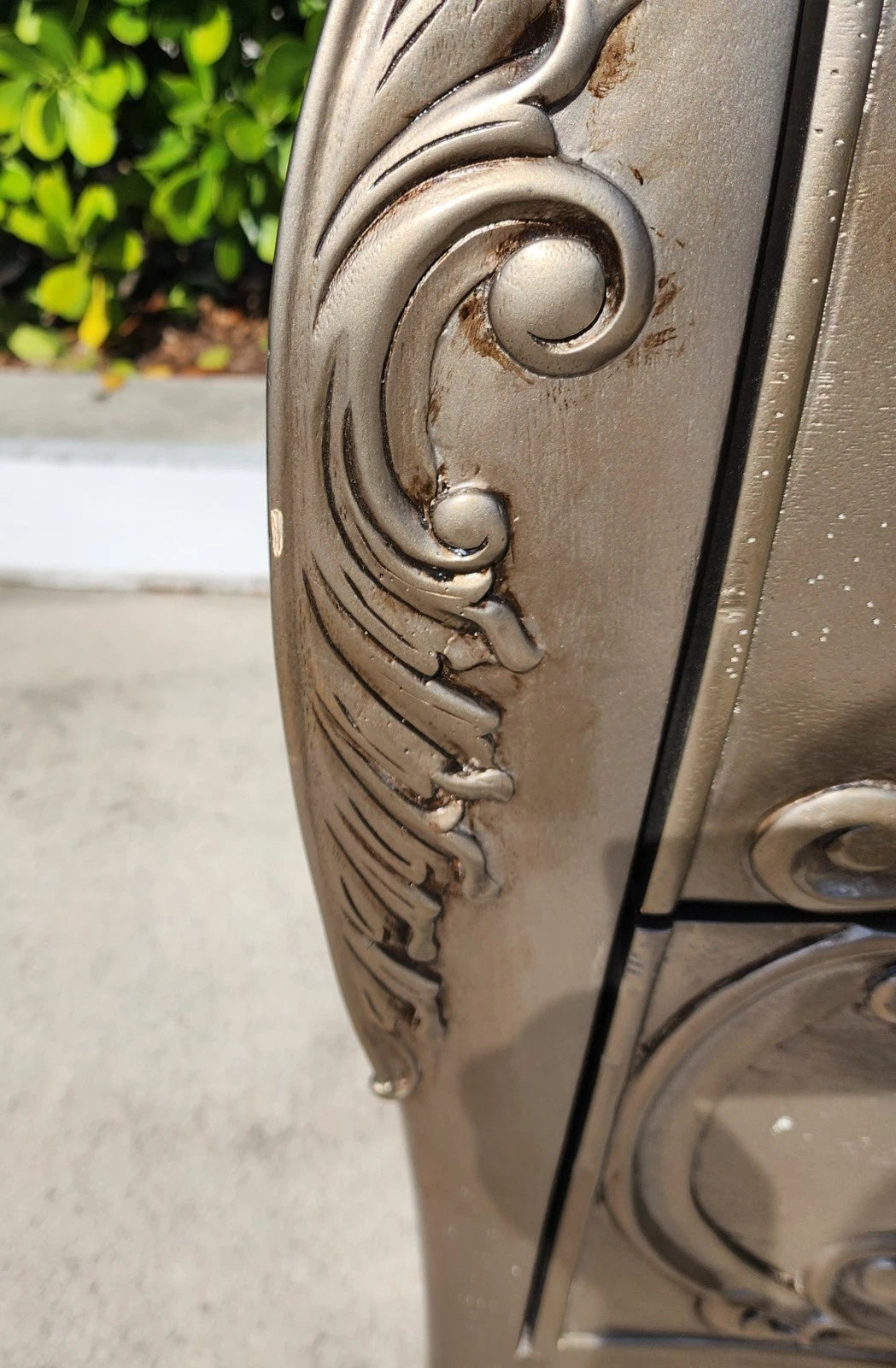 Vintage Baroque Rococo Chests Bombay Pair