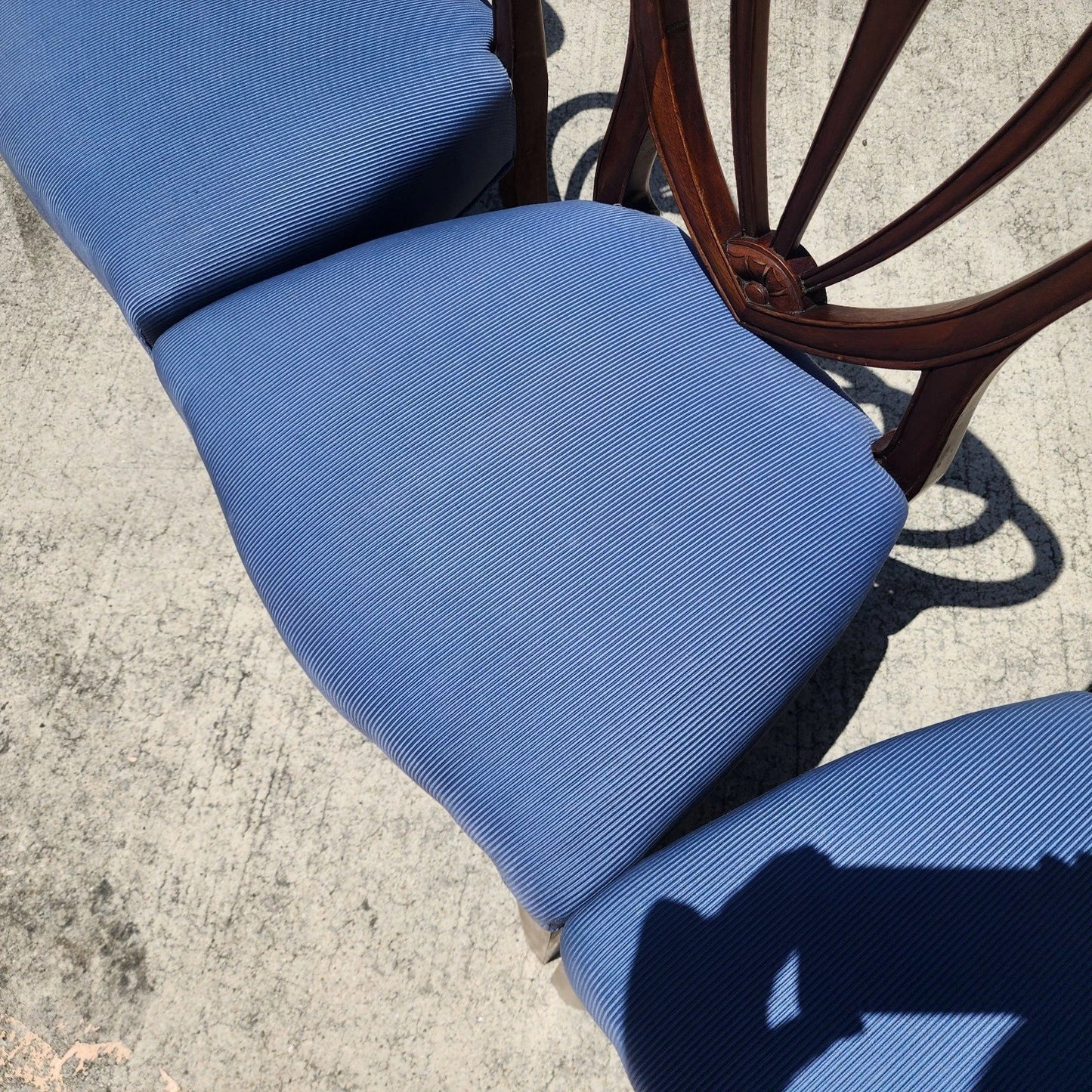 Vintage Hepplewhite Dining Chairs Set of 6