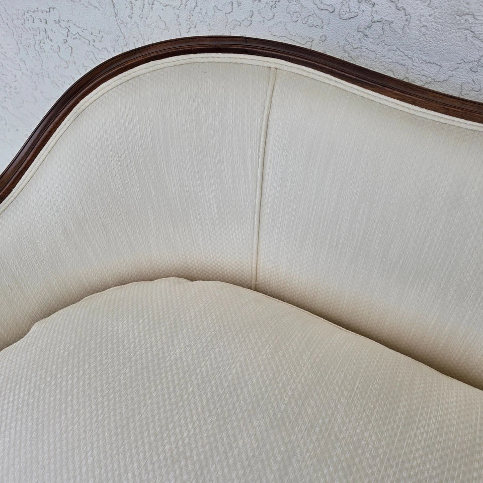 Antique Mahogany Serpentine Hepplewhite Style Sofa
