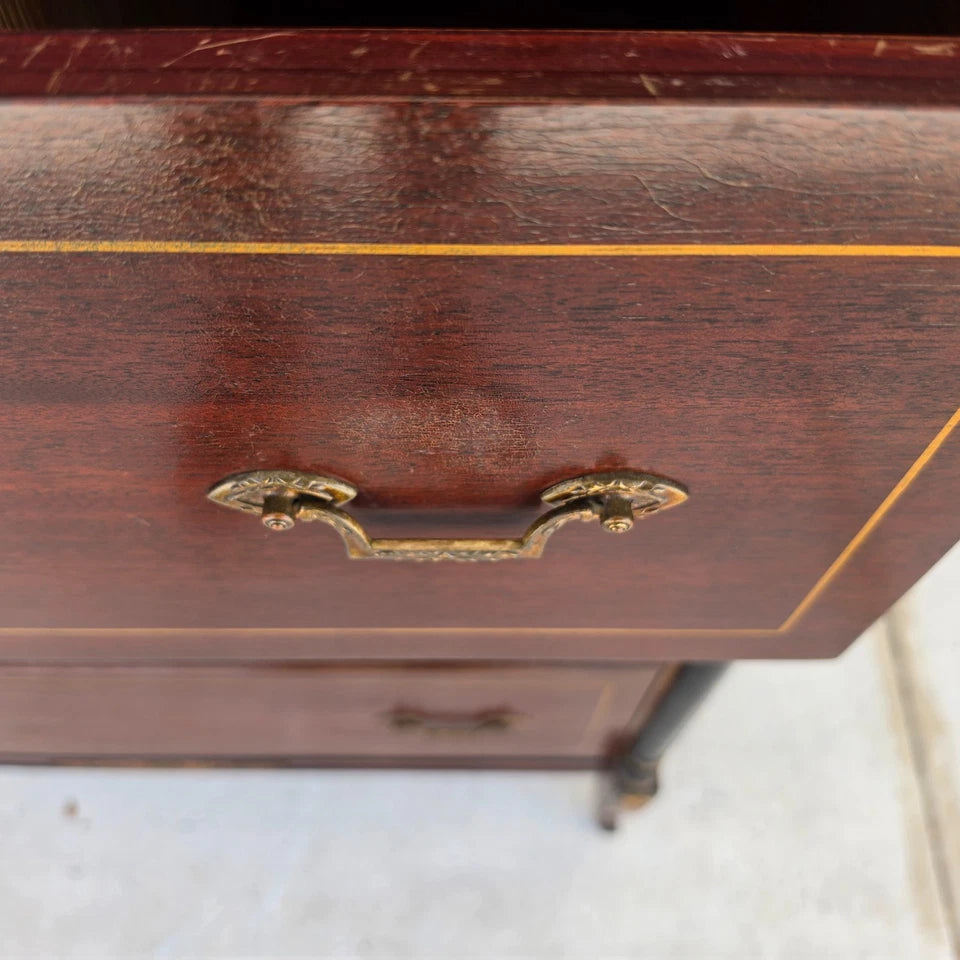 Rway Mid Century French Empire Highboy Dresser