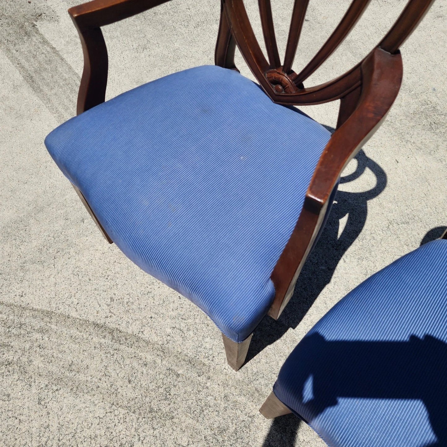 Vintage Hepplewhite Dining Chairs Set of 6