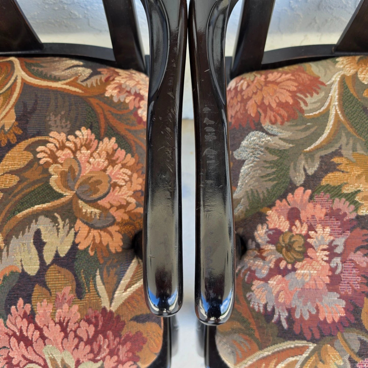Vintage BERNHARDT Chinoiserie Ming Dining Chairs Set of 8