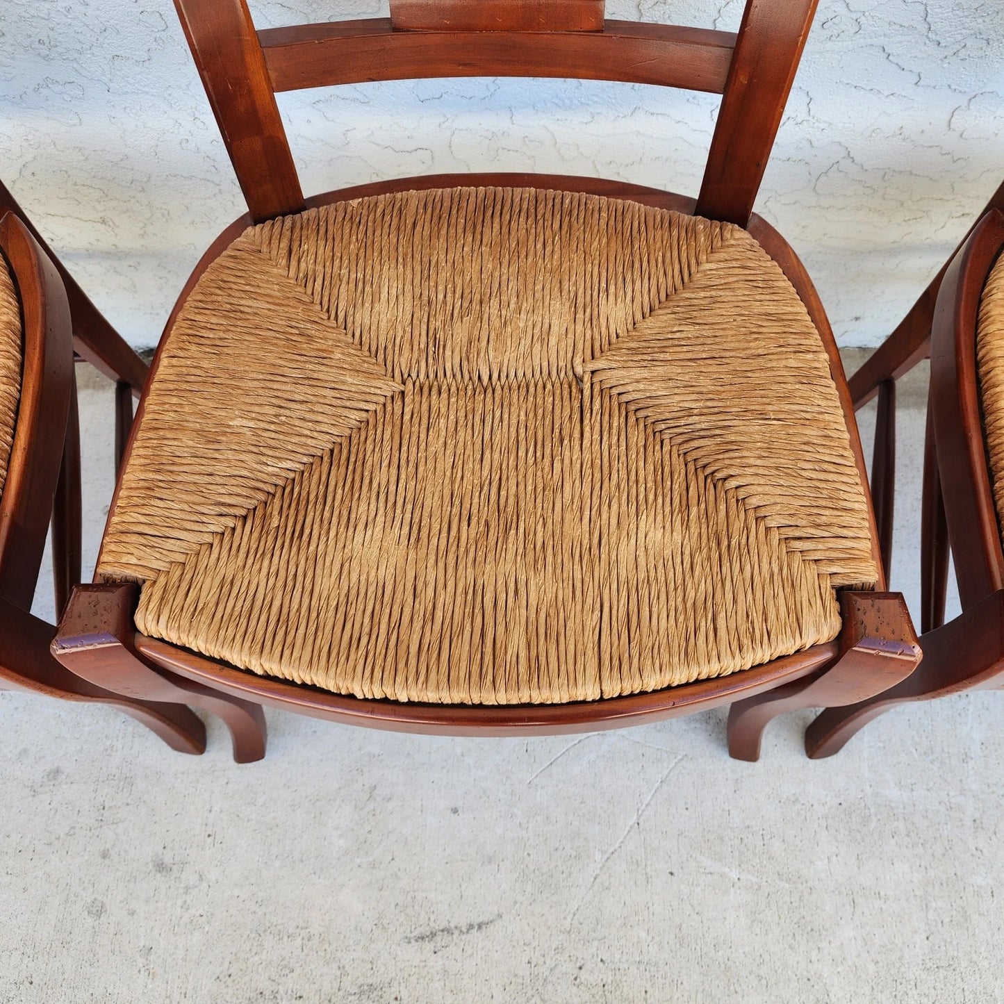 French Country Dining Chairs by HICKORY CHAIR CO Set of 4