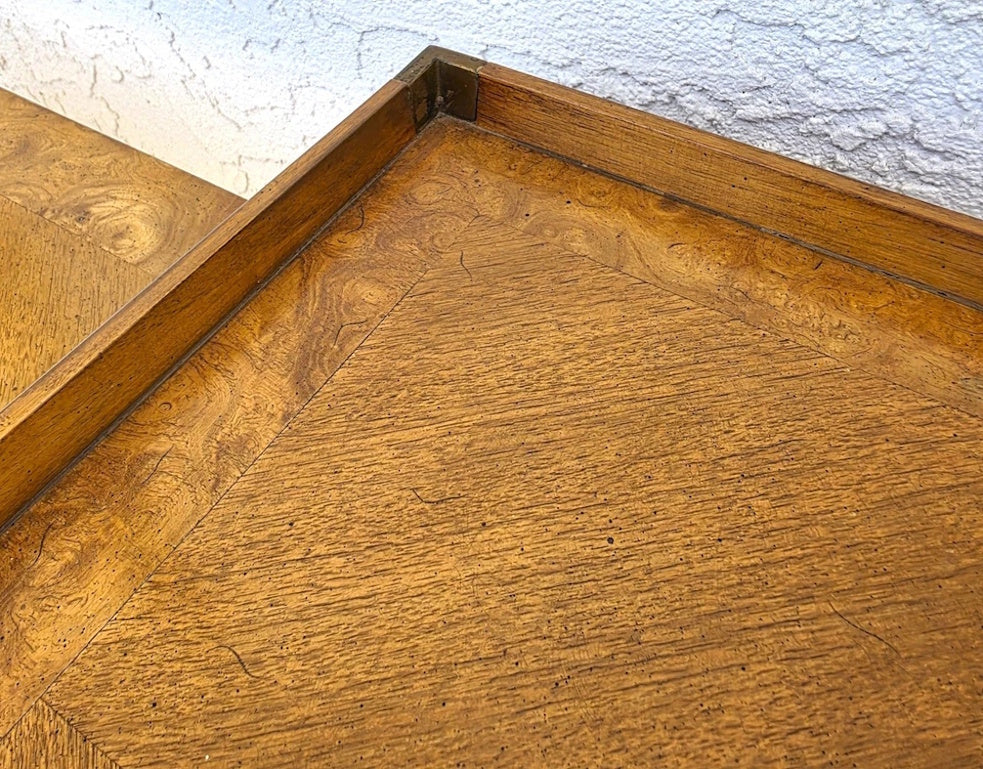 1960s Mid Century Modern Walnut Nesting Tables From Heirloom Weiman Collection
