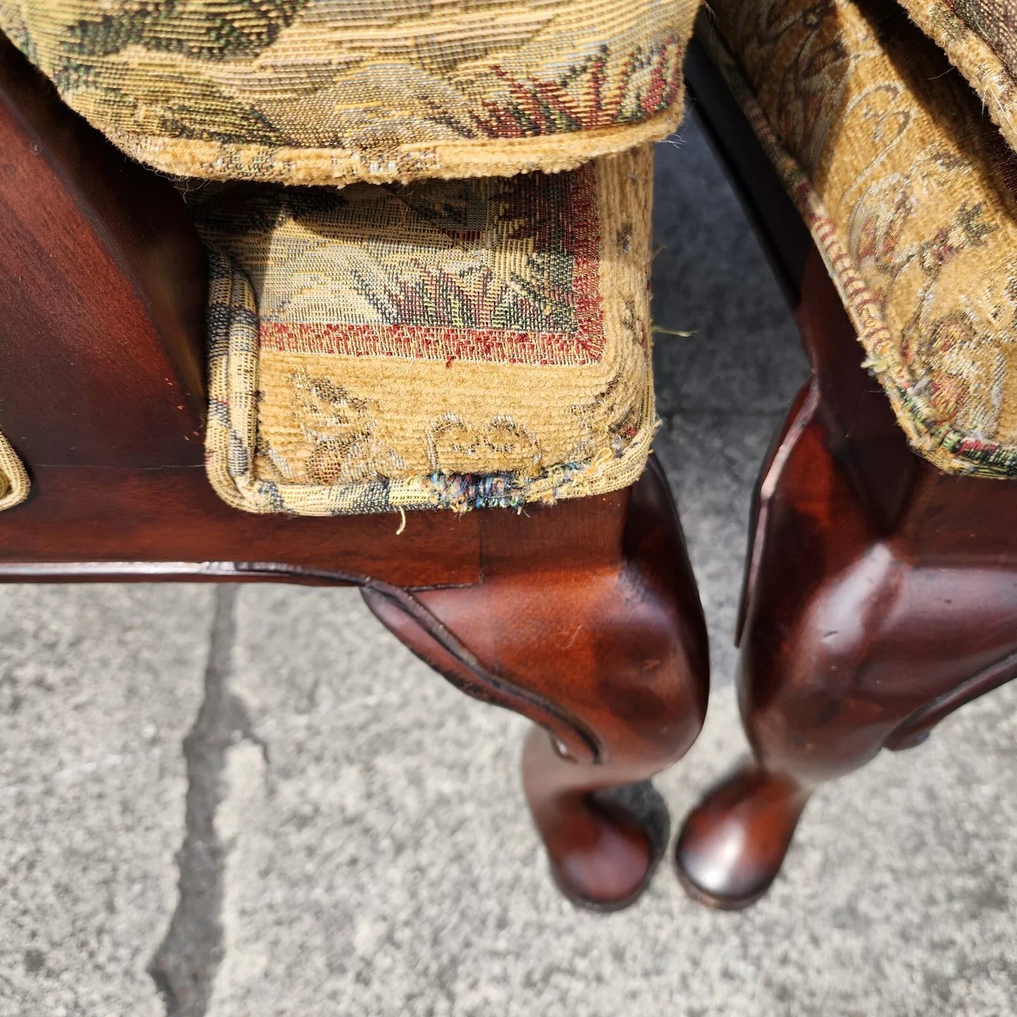 Lexington Armchairs Asian African Style Elephants Monkeys