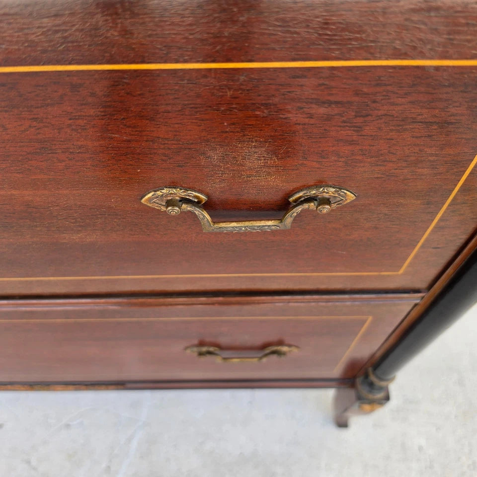 Rway Mid Century French Empire Highboy Dresser