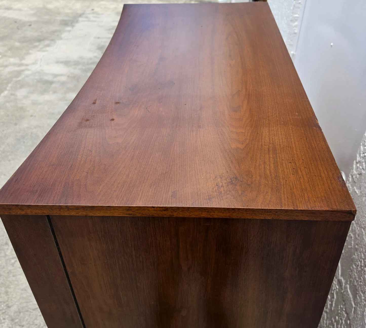 Mid-Century Walnut Highboy Dresser by Young Manufacturing Co. MCM