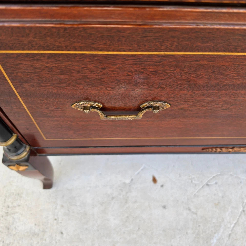 Rway Mid Century French Empire Highboy Dresser