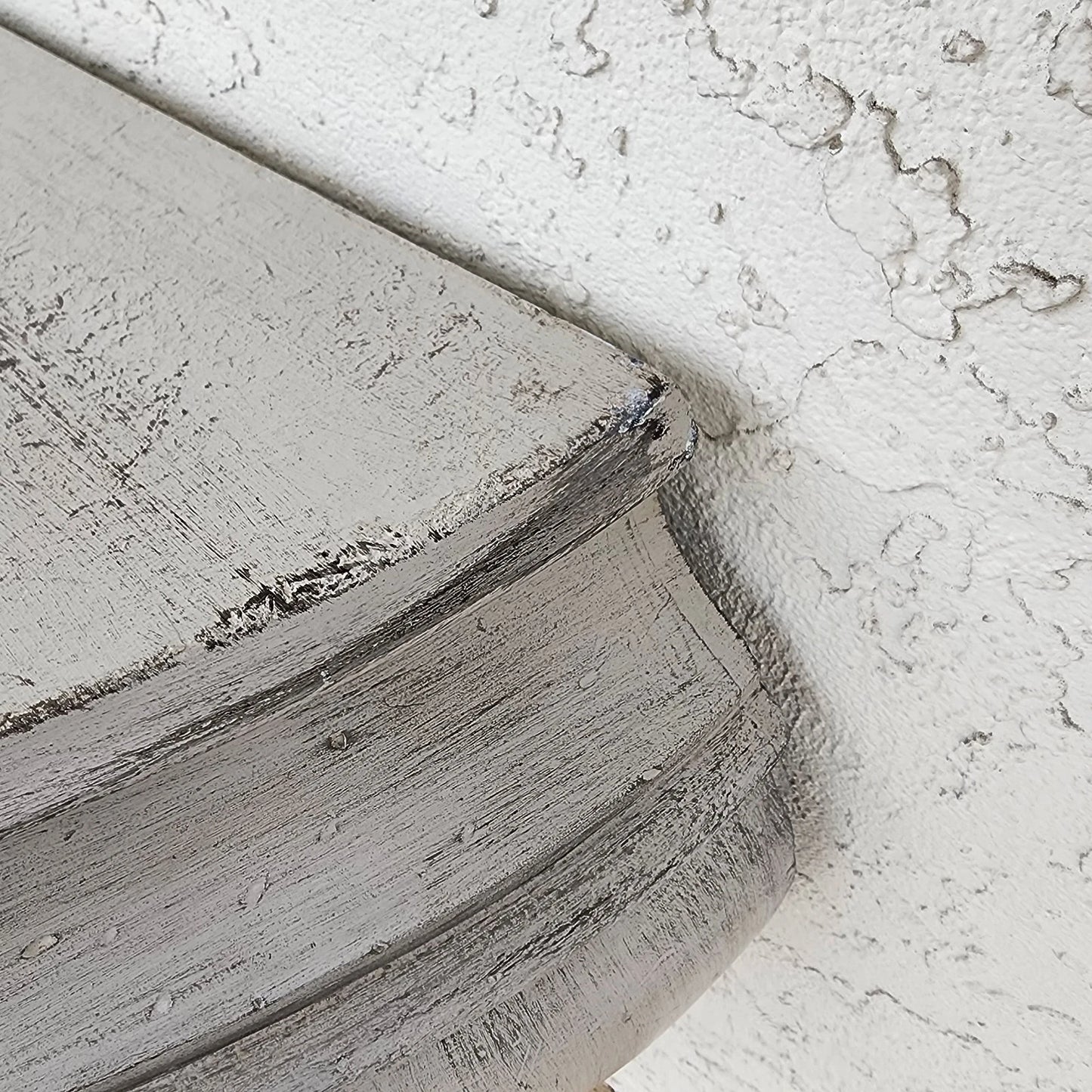 Antique French Serpentine Dresser Distressed