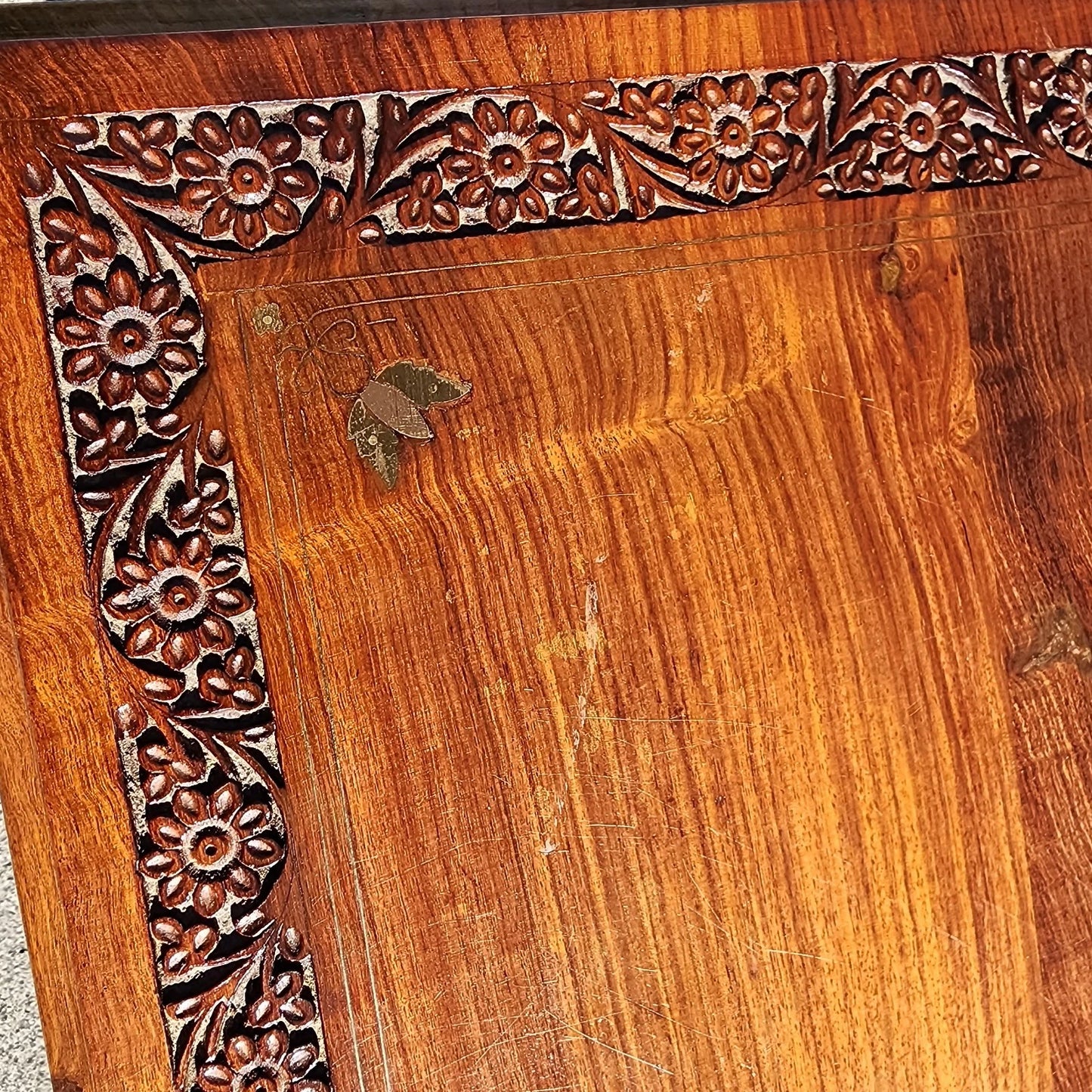 Mid Century Anglo Indian Walnut Coffee Table