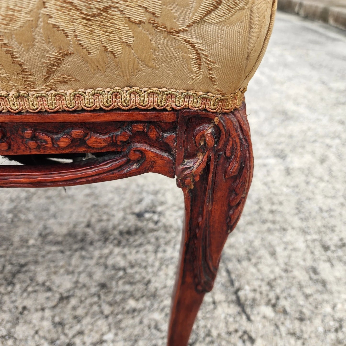 GROSFELD HOUSE Armchairs Rosewood Antique Set of 2