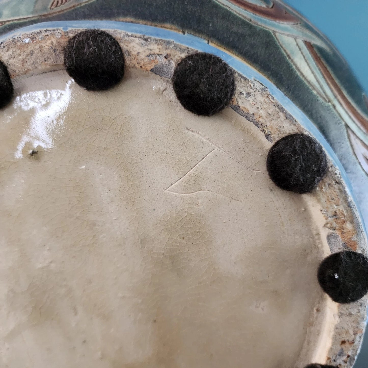 Bien Hoa Ceramic Vase Vietnam Asian 20th Century Large 22 in