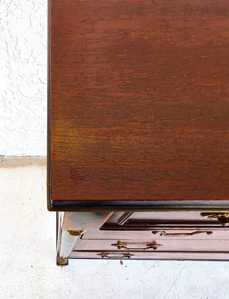Rway Mid Century French Empire Highboy Dresser