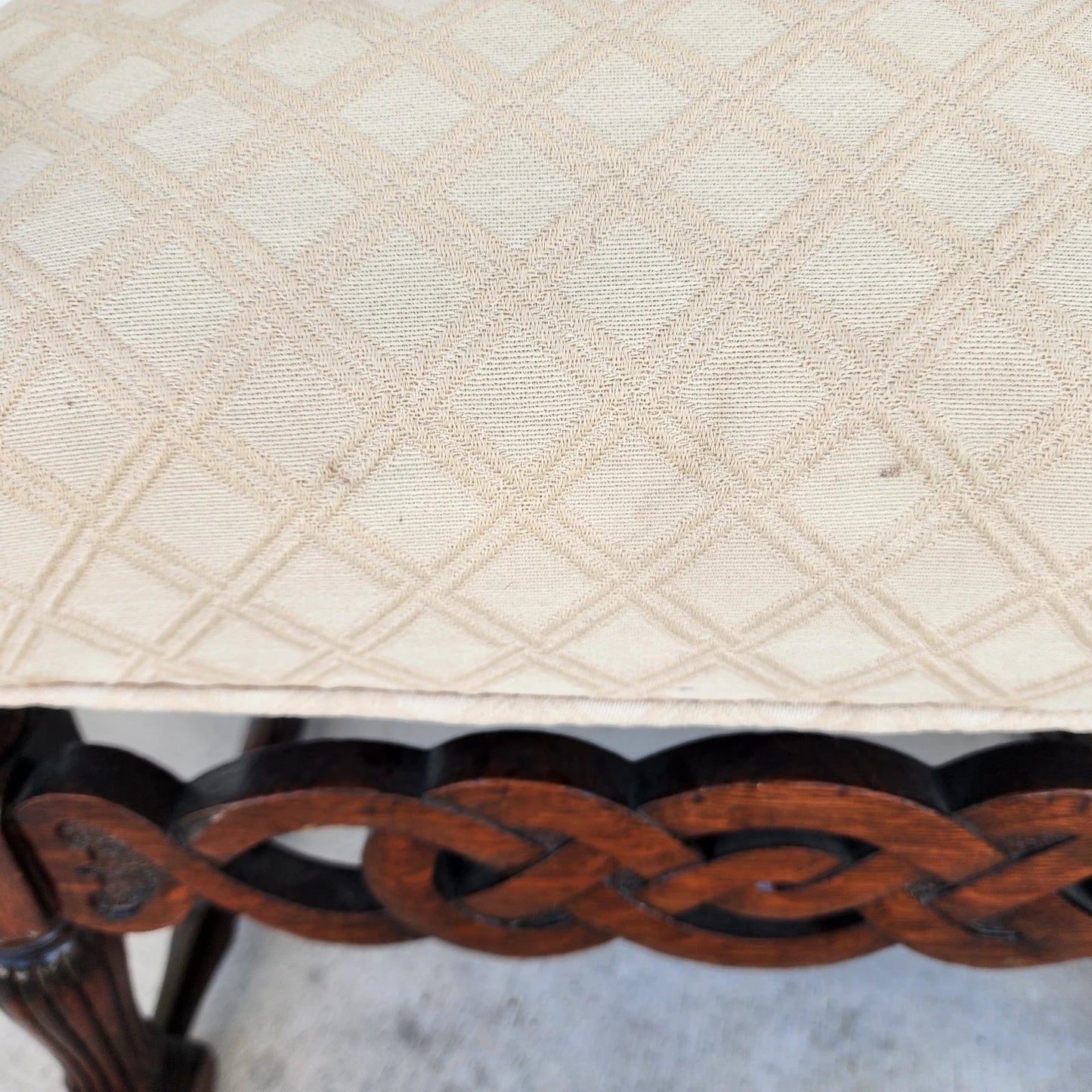 Chinoiserie Foo Dog Armchairs Pair Mid Century