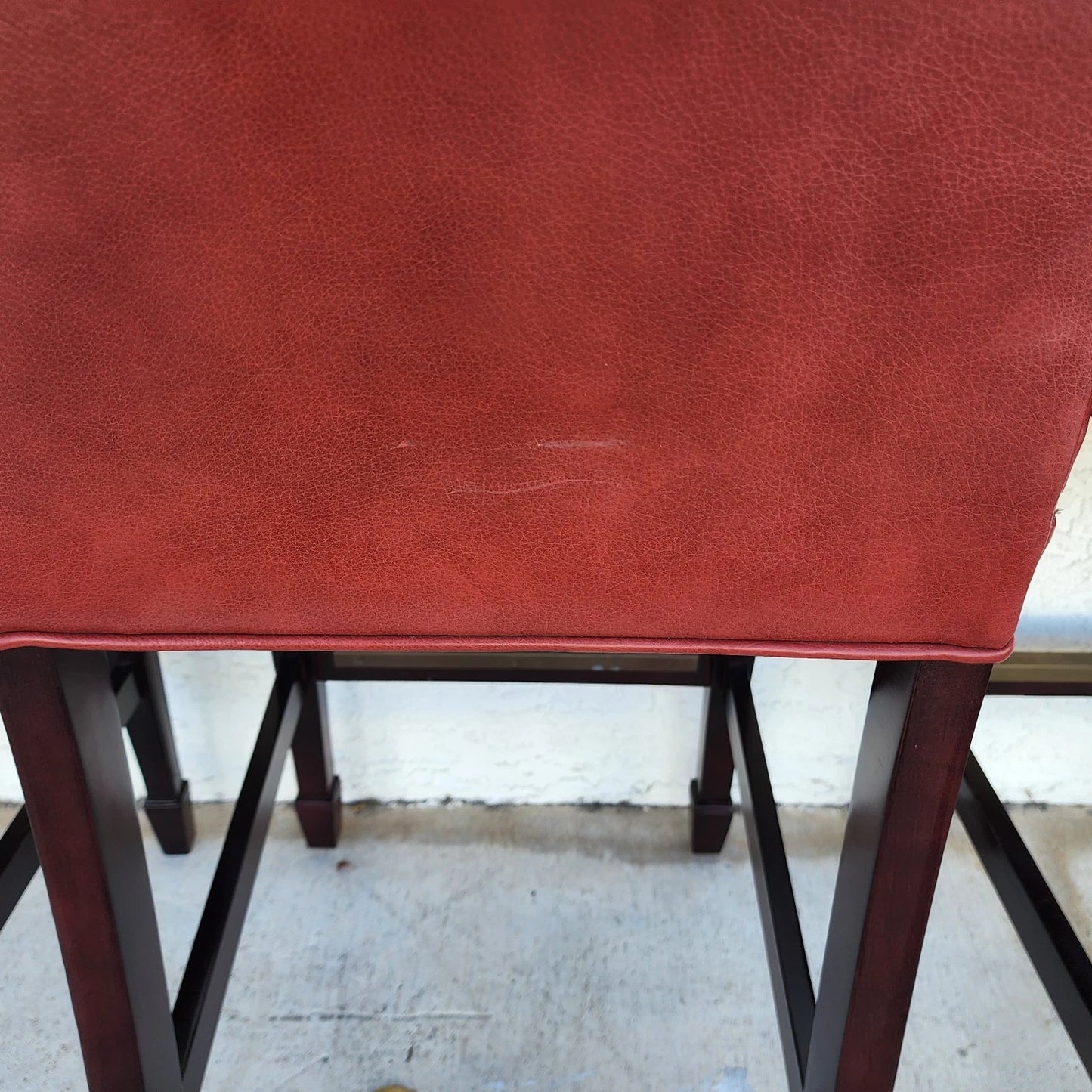 Designer Leather Barstools by Joseph Pubillones Interiors