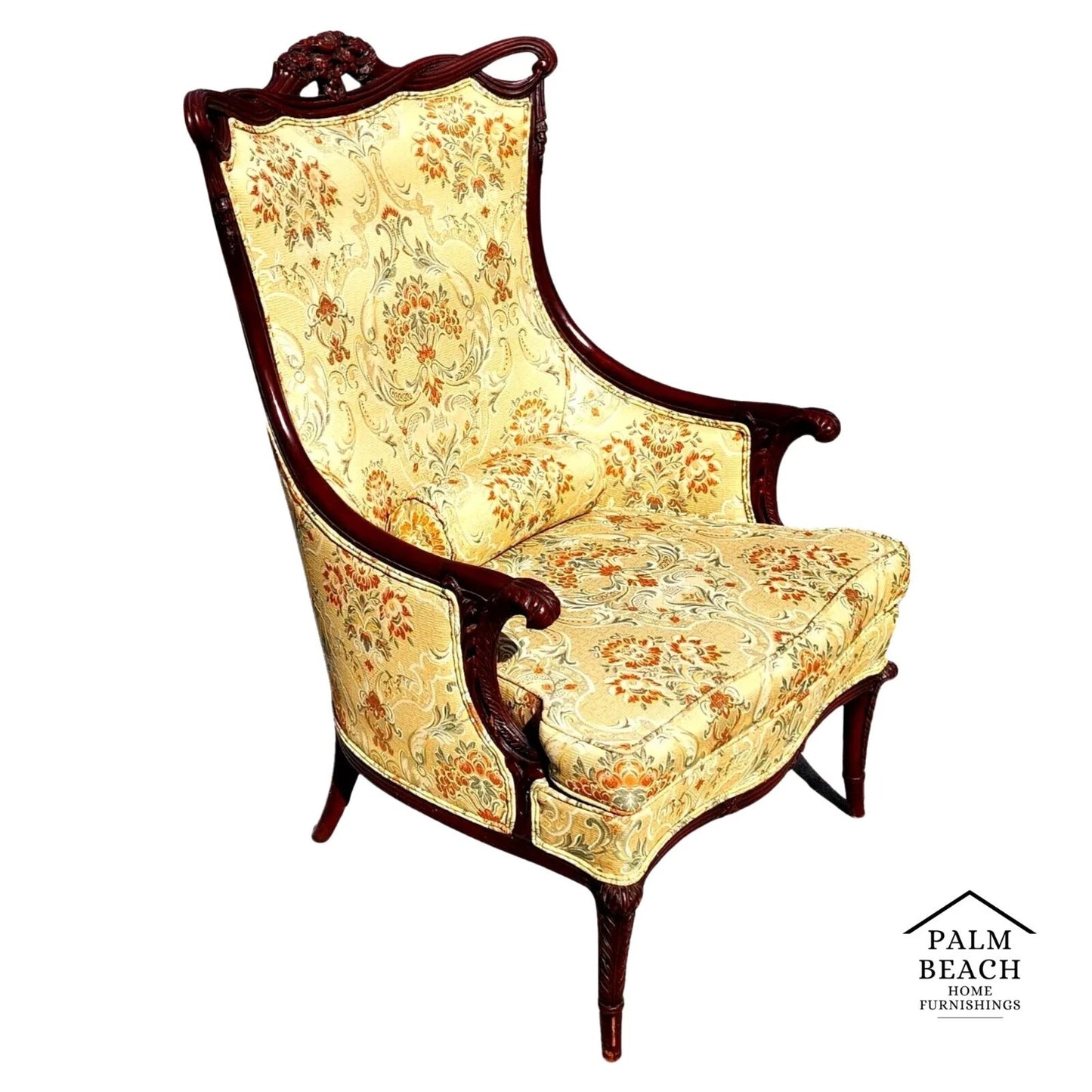 GROSFELD HOUSE Armchairs Rosewood Antique Set of 2