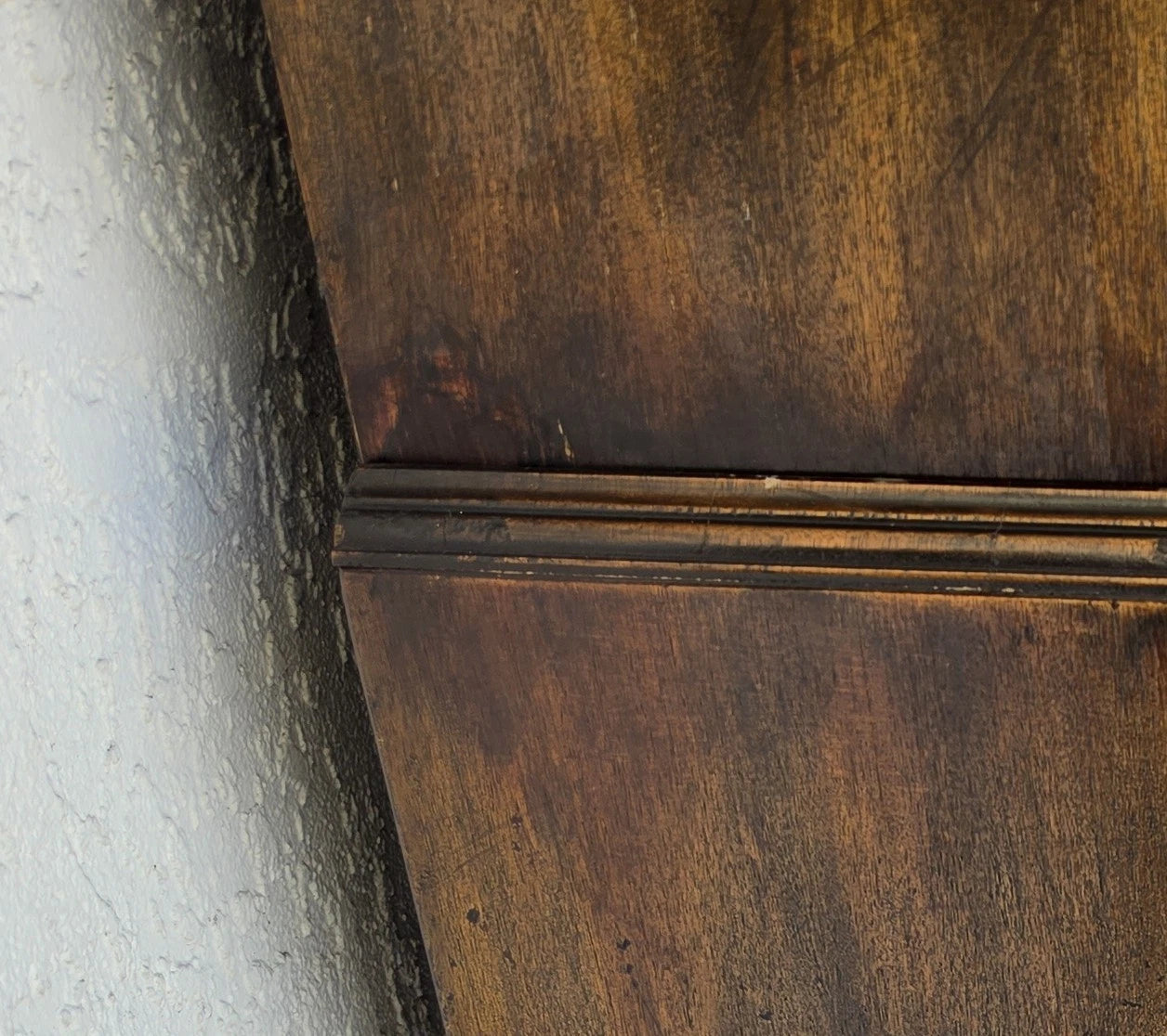 Antique Walnut Highboy Dresser Desk With Pullout Writing Surface